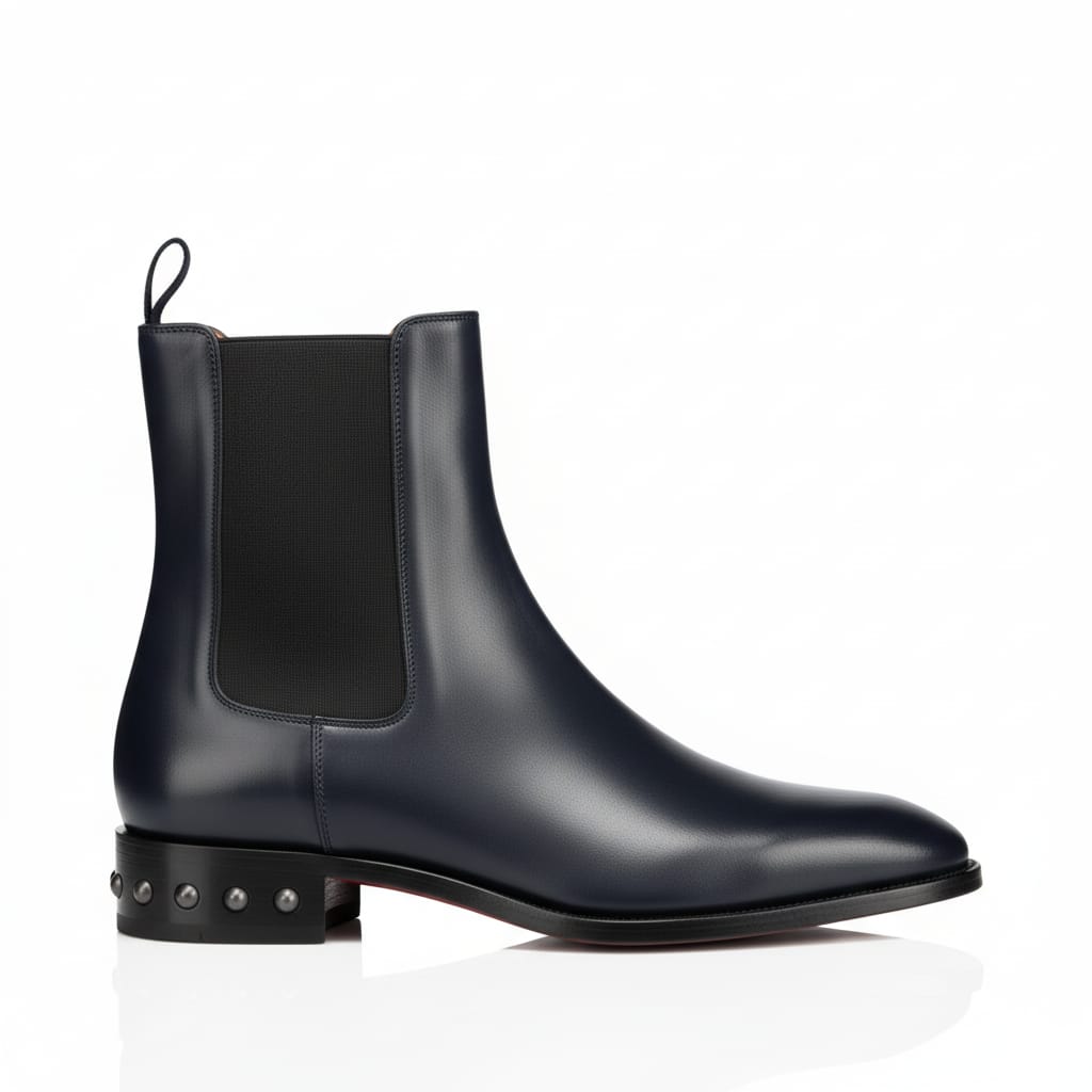 Coal Leather Black Chelsea Boots