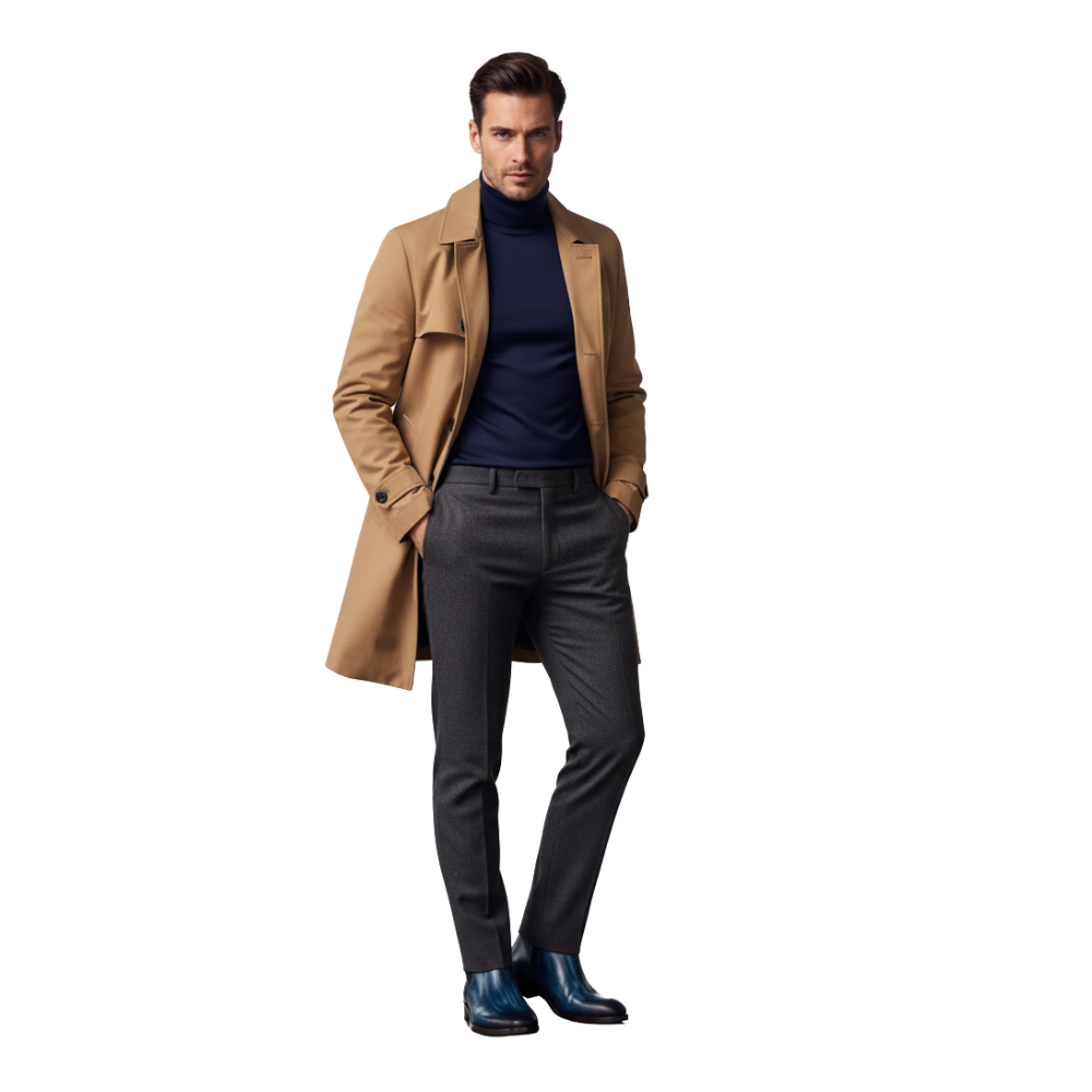 Italian Luxury Gradient Leather Chelsea Boots