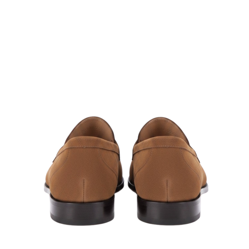 Elegant Luxury Inspired Suede Penny Loafers