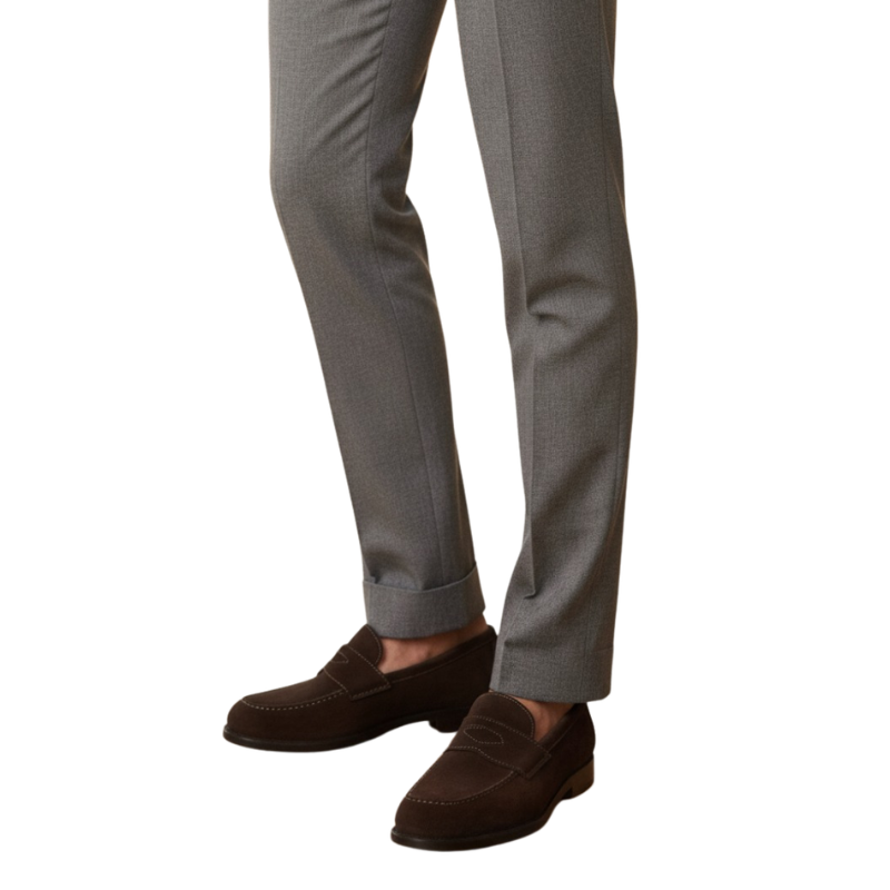 Eternal Voyage Suede Penny Loafers Regal Statement