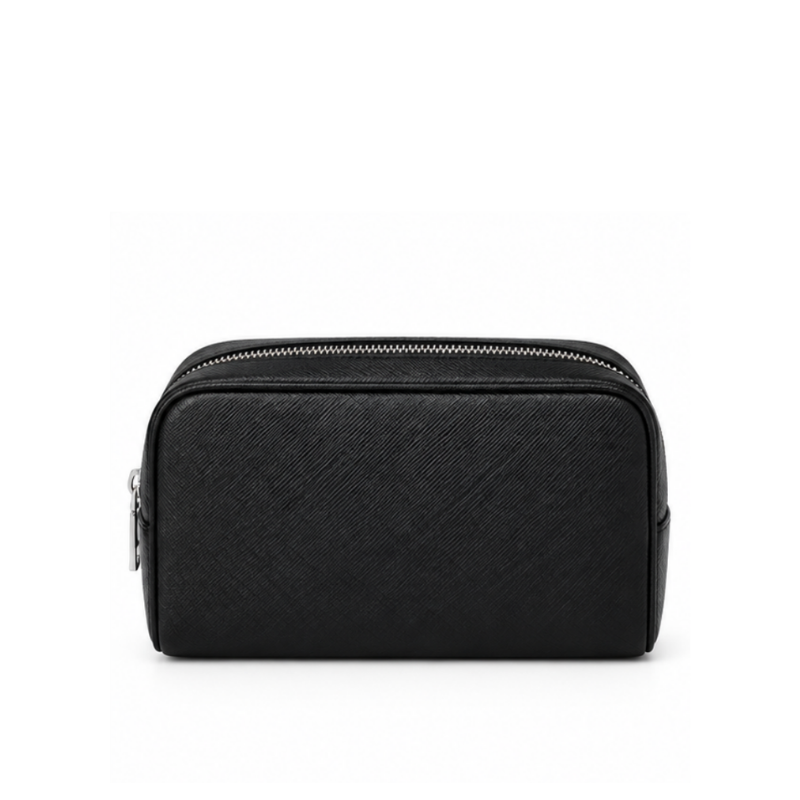 Classic Textured Leather Clutch