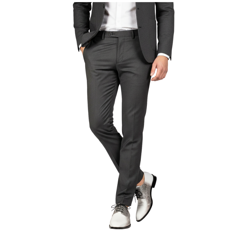 Croc Panel Lace-Up Oxfords