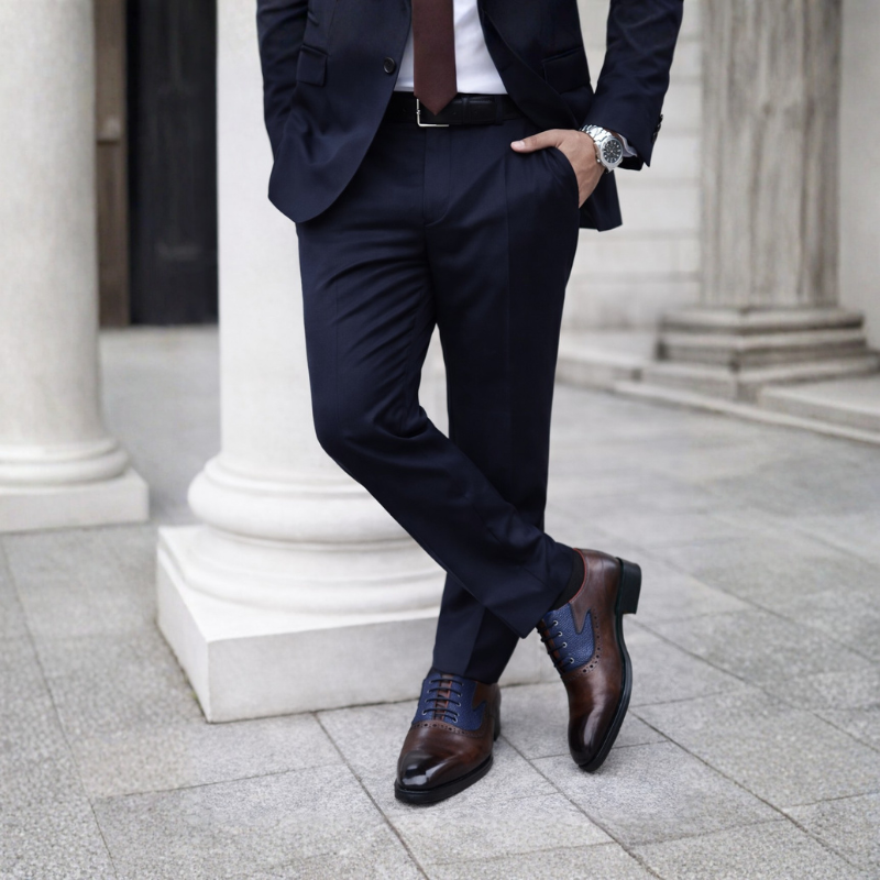 Classic Bold Artisanal Textured Oxford