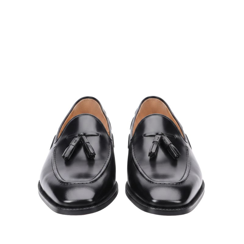 Classic Charm Tassel Leather Loafers