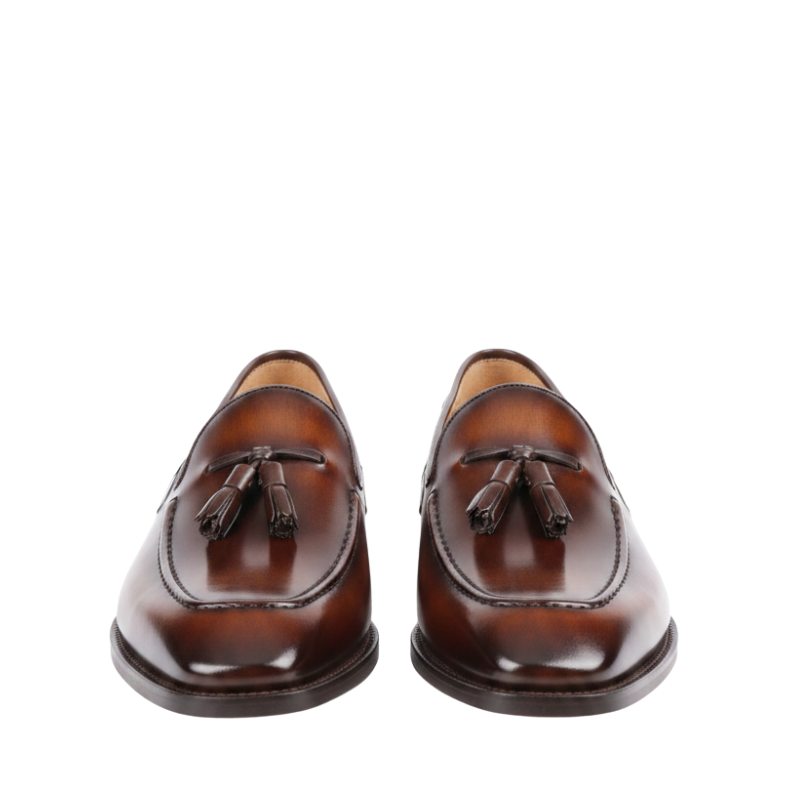 Classic Charm Tassel Leather Loafers