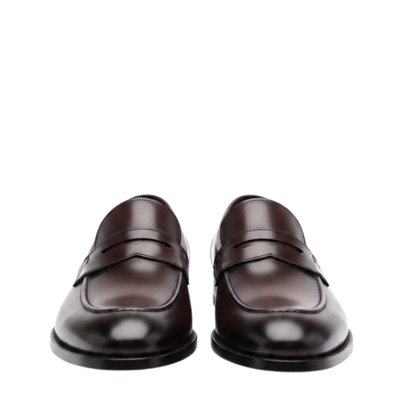 Classic Italian Loafers With Regal Finish