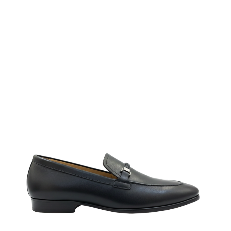 Classic Majesty Crown Braided Bit Leather Loafers