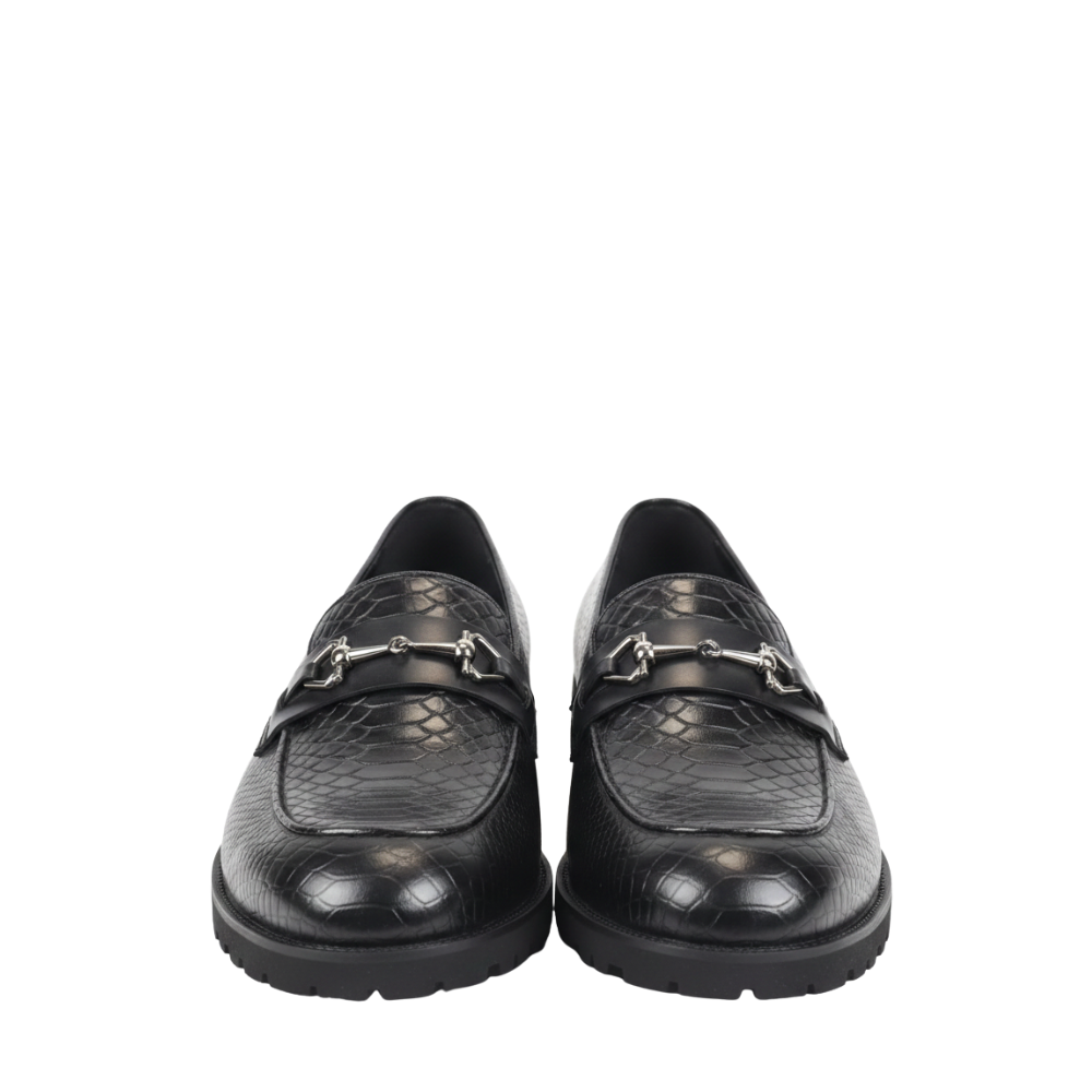 Serpent Crest Classic Loafers