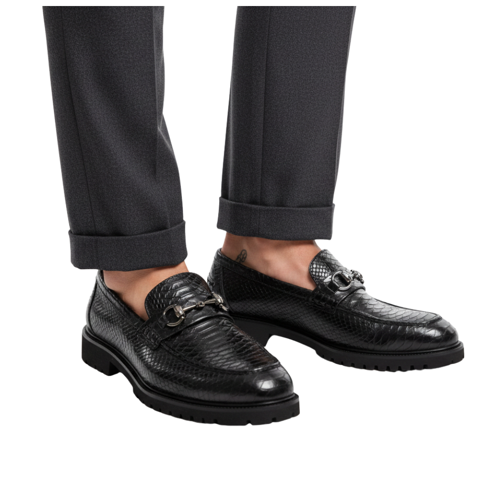 Serpent Crest Classic Loafers