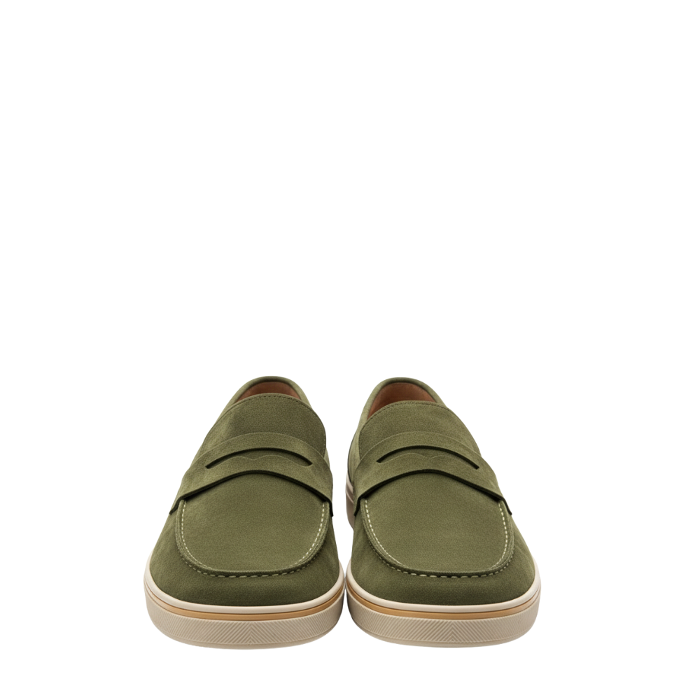 Classic Suede Italian Loafer with Modern Sole