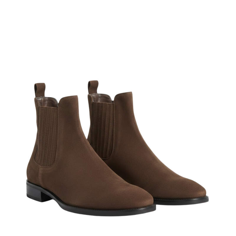 Classic Suede Voyage Elegance italian Chelsea Boots