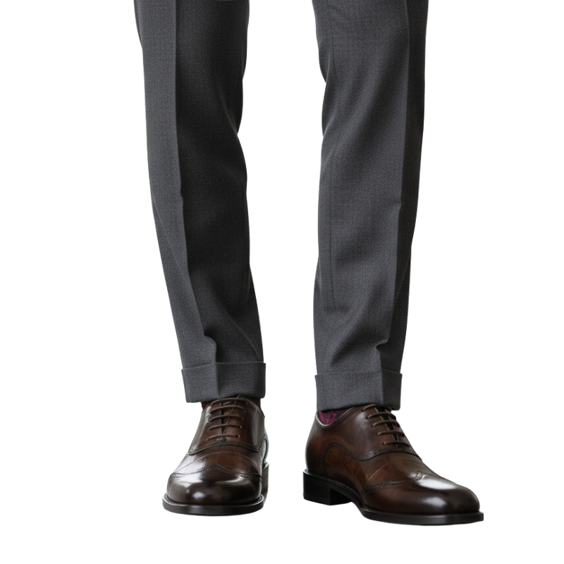 Classic Wingtip Oxfords Dress Shoes