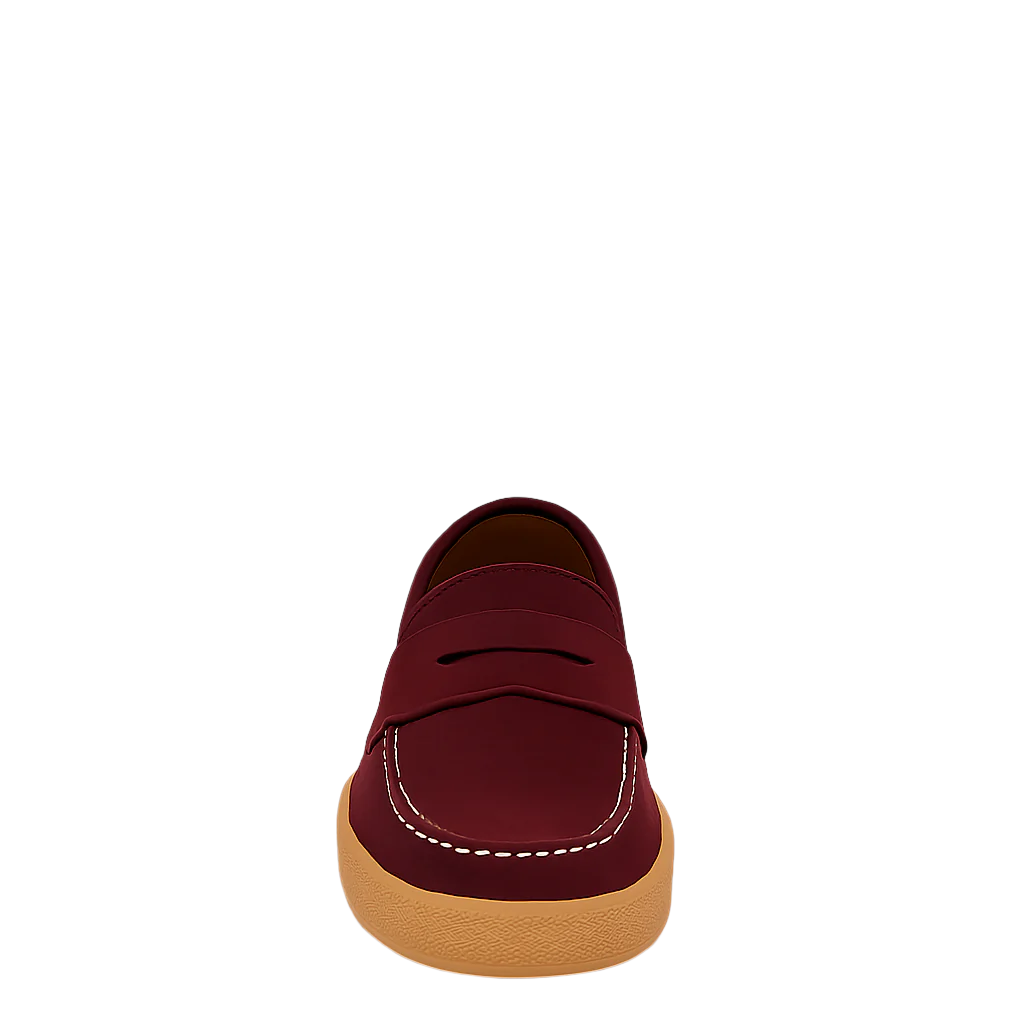 Men Suede Round Toe Loafer