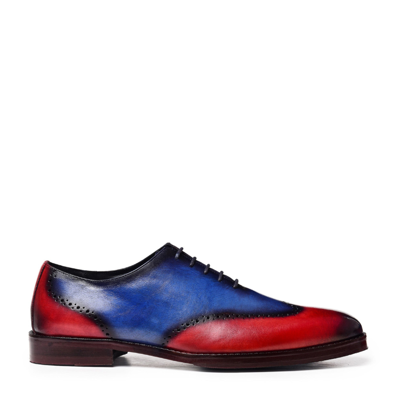 Crimson Azure Eclipse Regal Wingtip Brogue Oxford