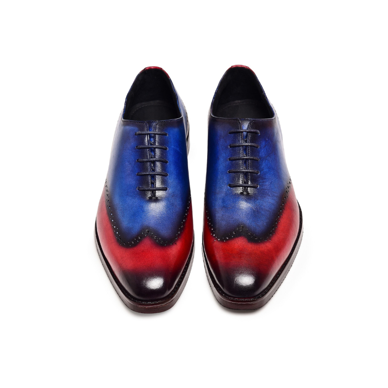 Crimson Azure Eclipse Regal Wingtip Brogue Oxford