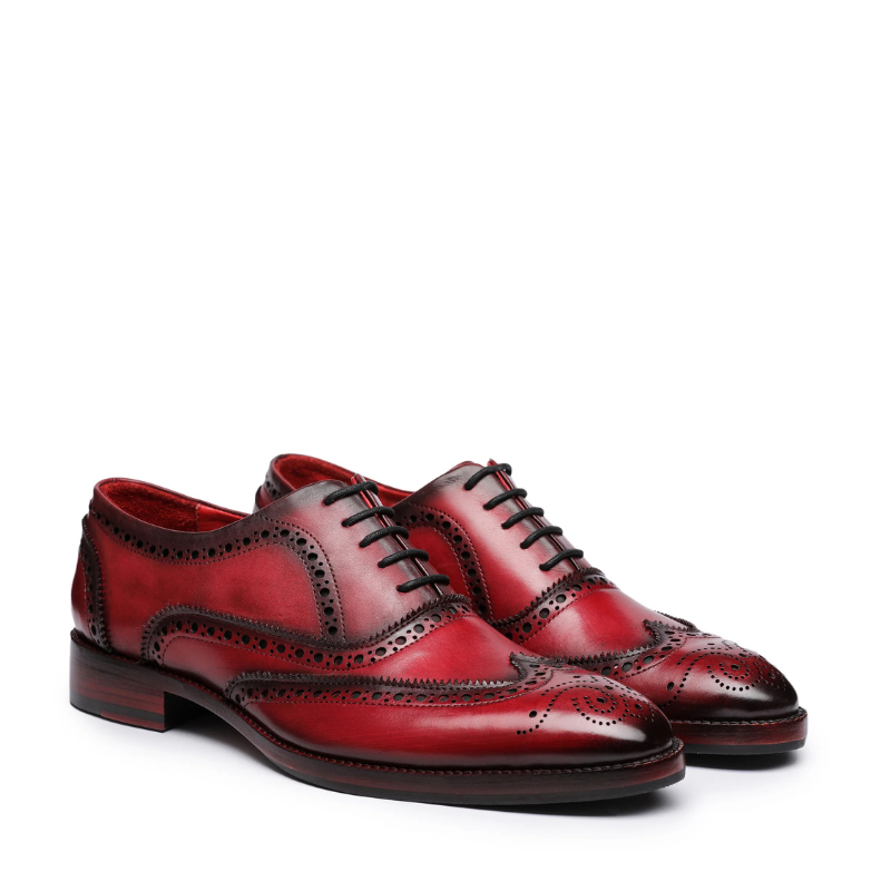Crimson Majesty Wingtip Brogue Oxford