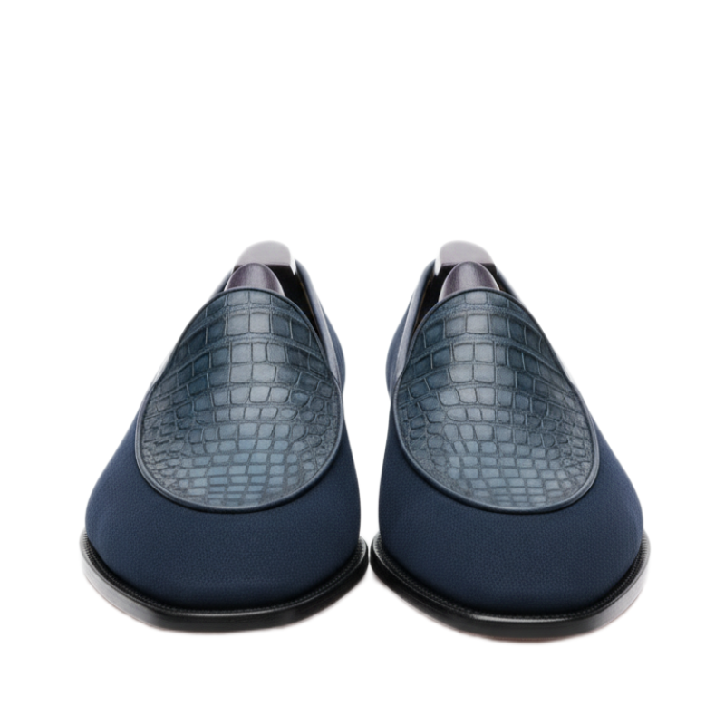 Croc Elegance Slip On Italian Loafers
