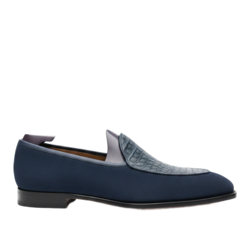 Croc Elegance Slip On Italian Loafers