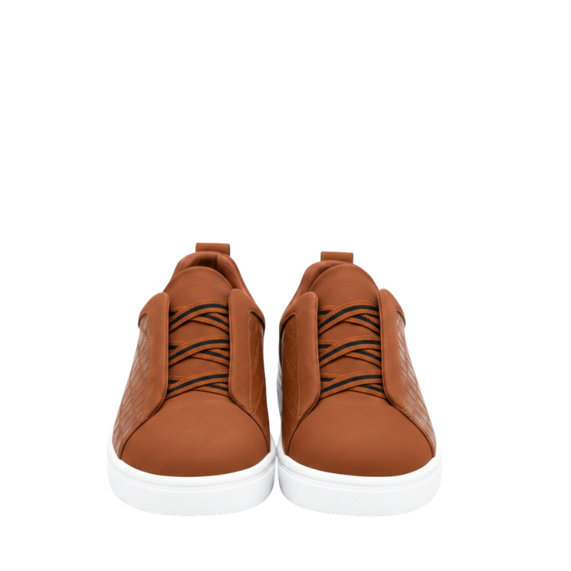 Croco Accent Tripple Stitch Casual Sneakers
