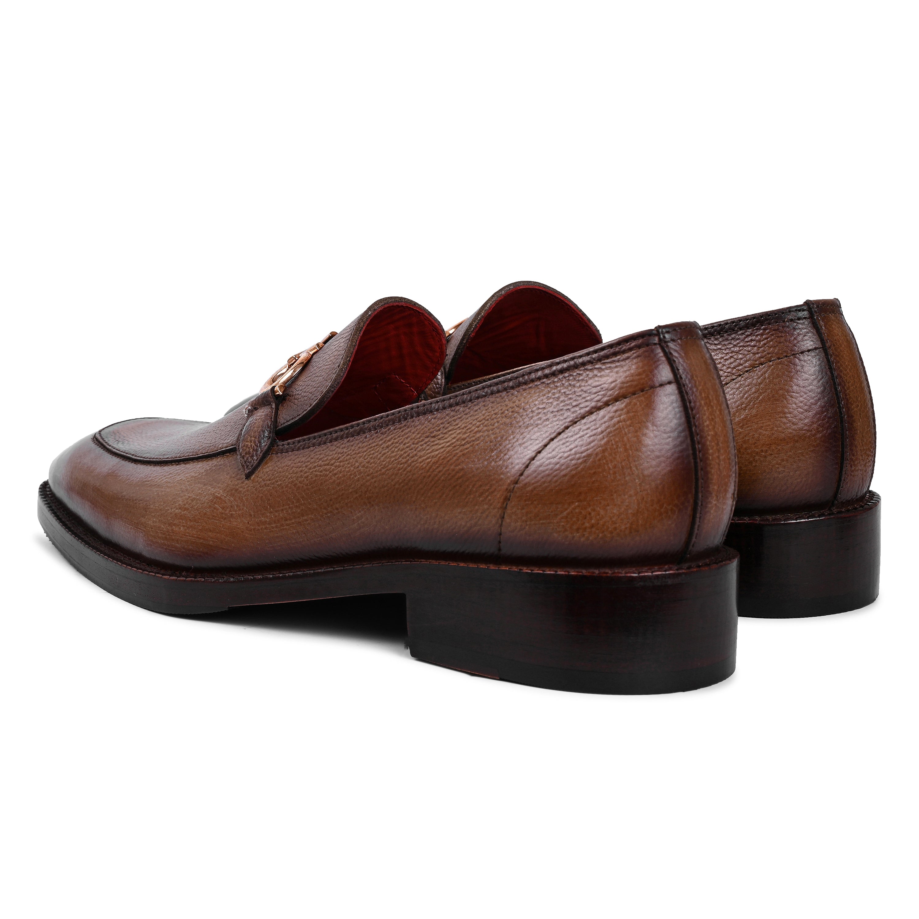 Aadi Synthetic Leather Slip On Loafers For Men