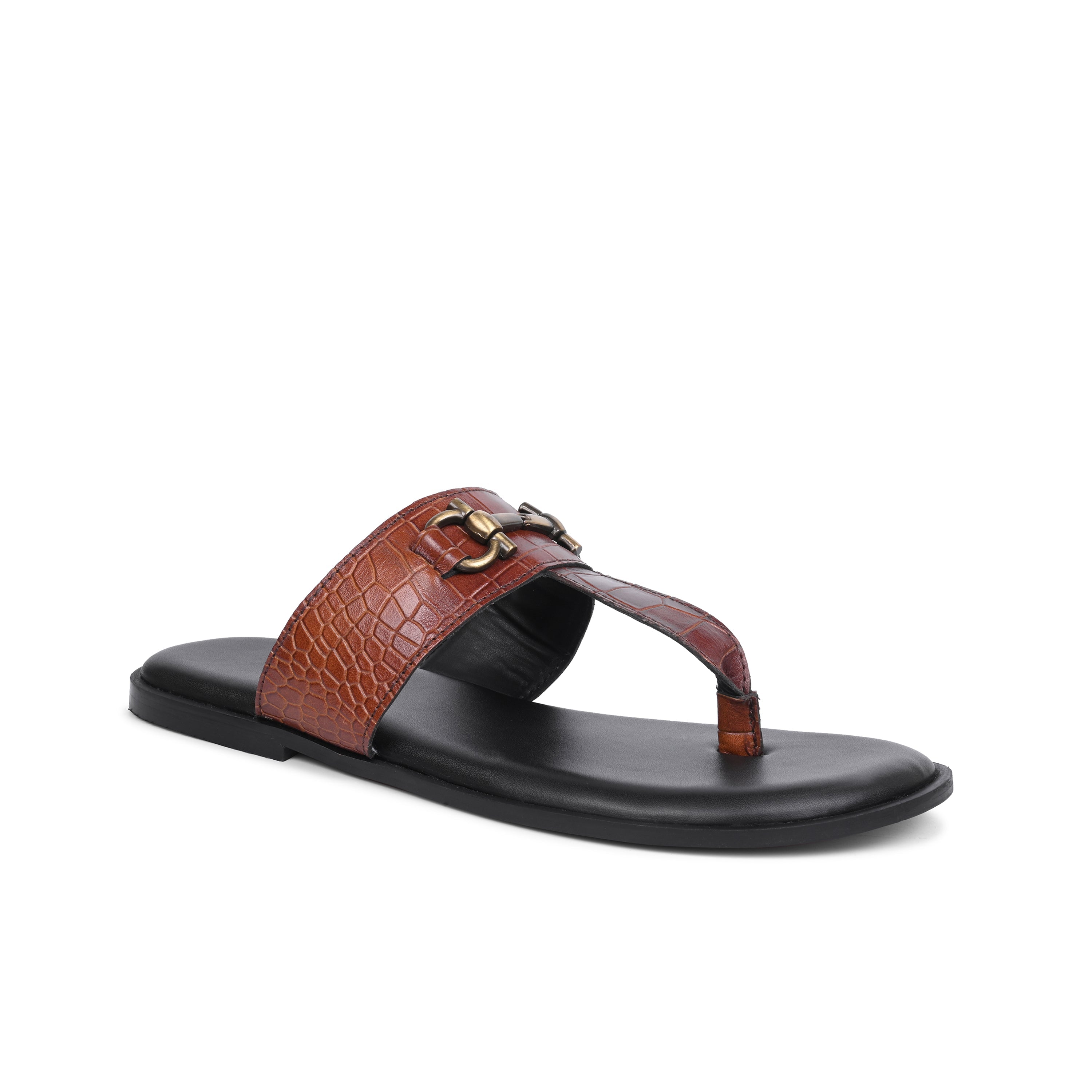 Croco Leather Slip on