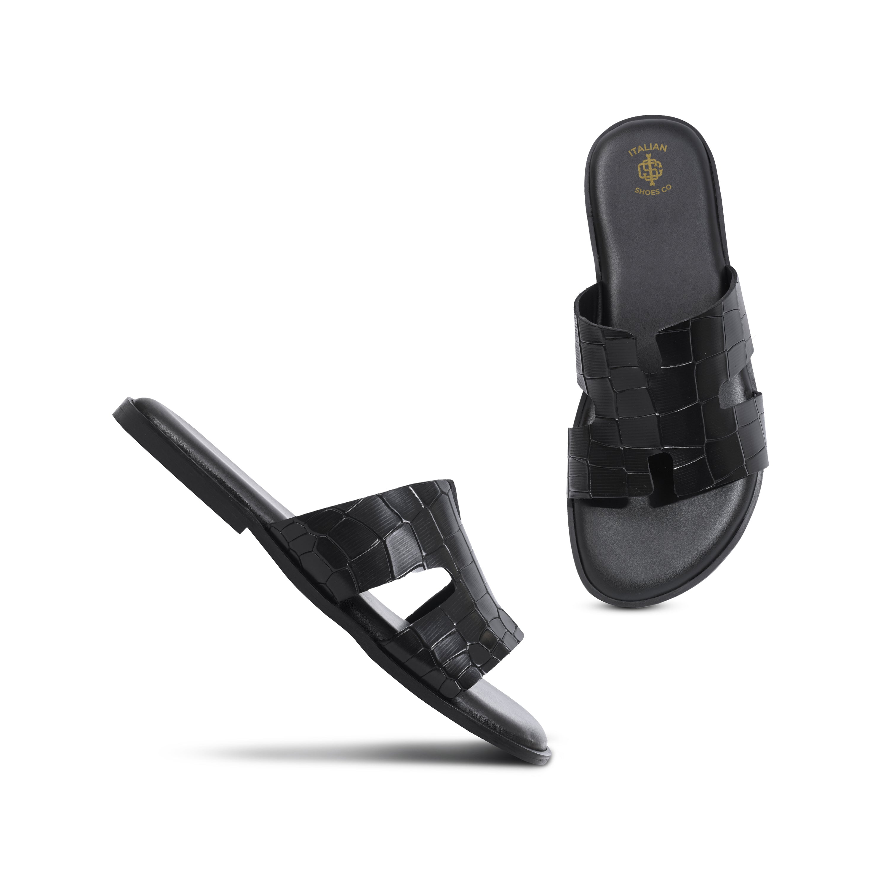 Croco Textured Slip on