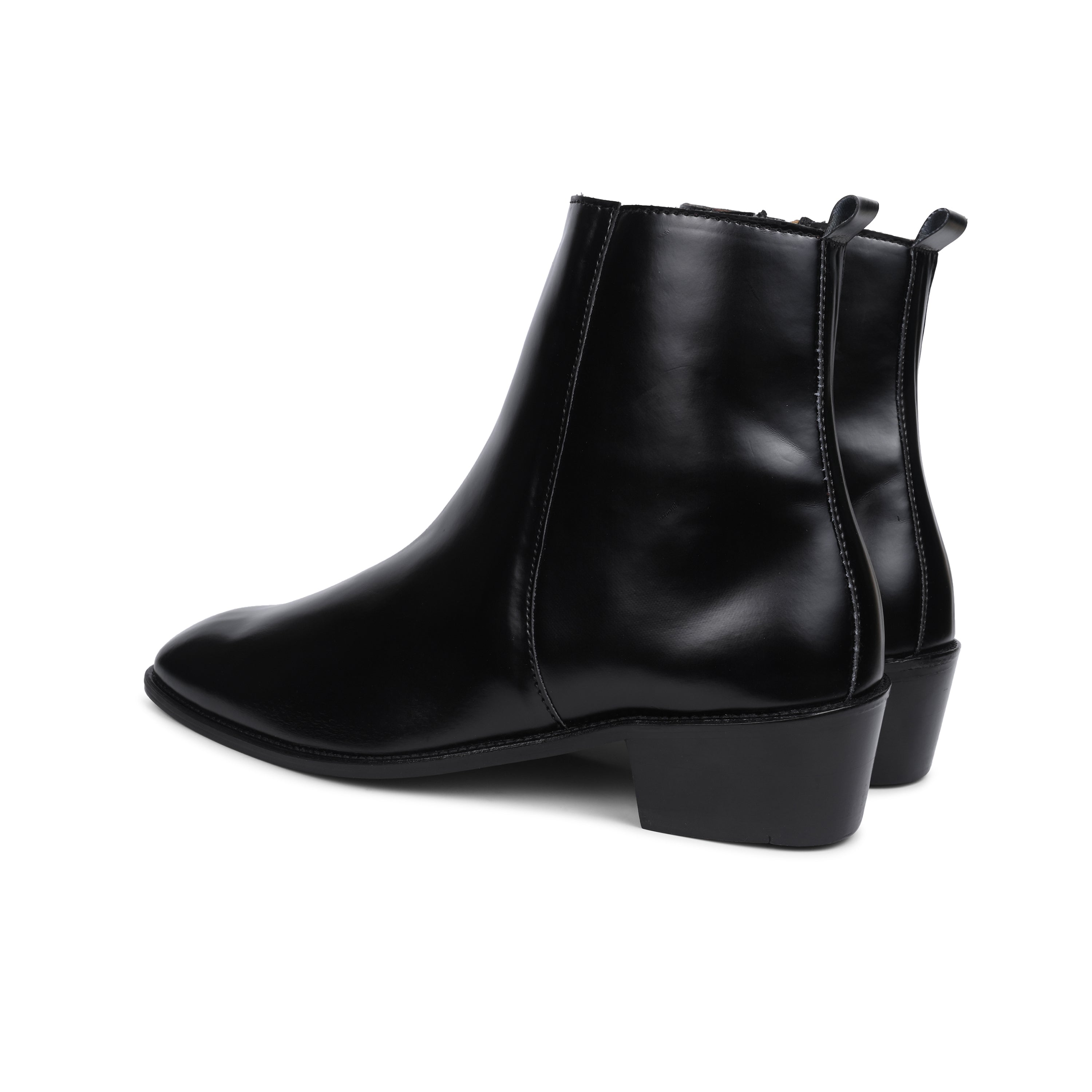 Soft Leather Cuban Boots