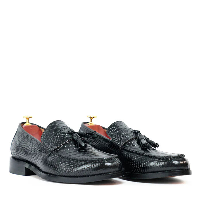 Dominator Tassel Burgundy Slip On Loafers