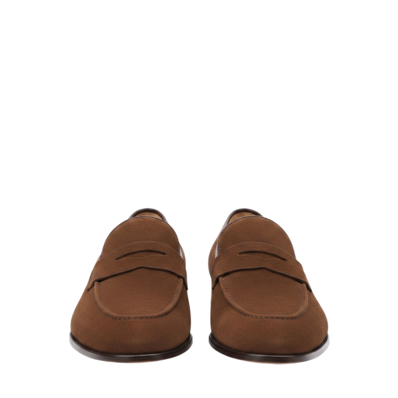 Elegant Luxury Inspired Suede Penny Loafers