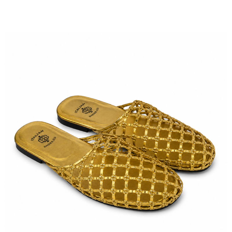 Elegant Woven Slip-On Comfort Flats