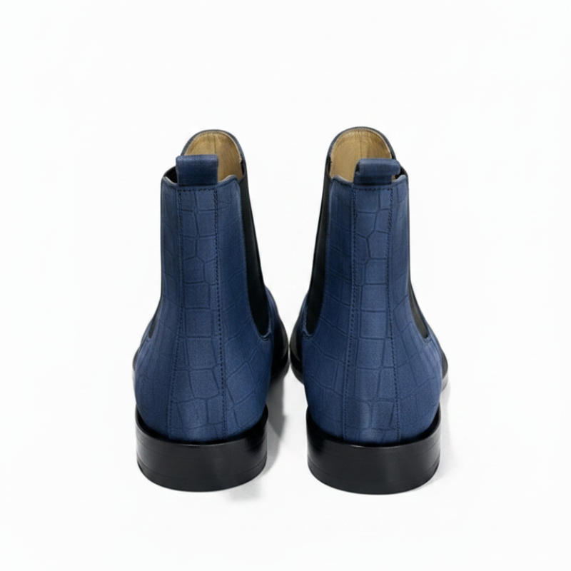 Elite Aura Italian Crocodile Chelsea Boots
