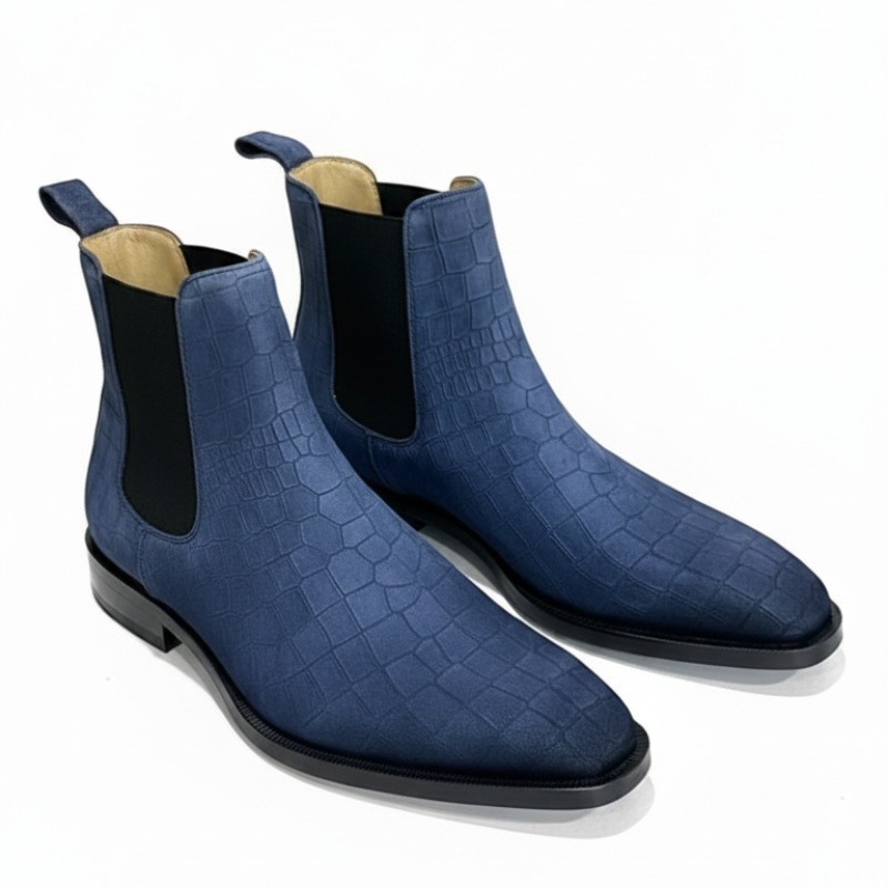 Elite Aura Italian Crocodile Chelsea Boots