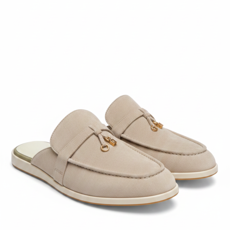 Elvaro Tassel Detail Comfort Daily Wear Mules
