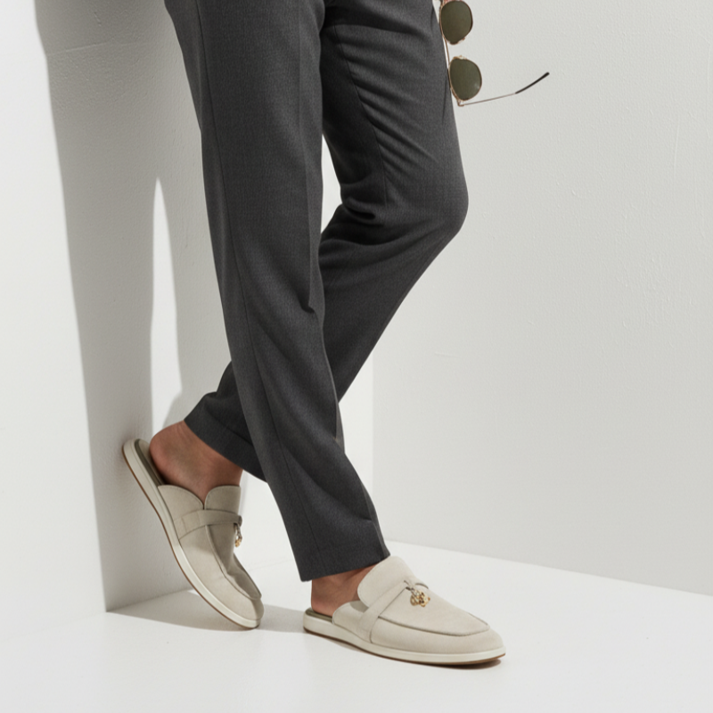 Elvaro Tassel Detail Comfort Daily Wear Mules