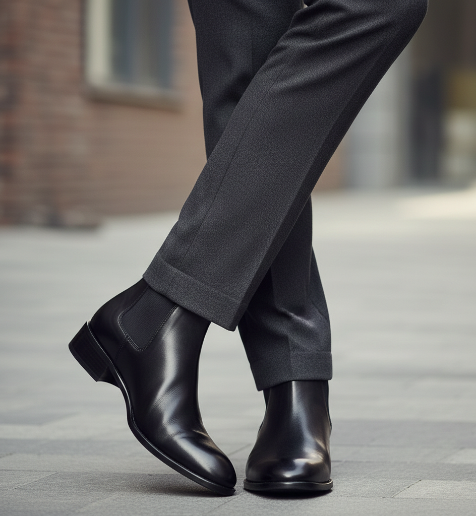 Chelsea Boot - Black Leather