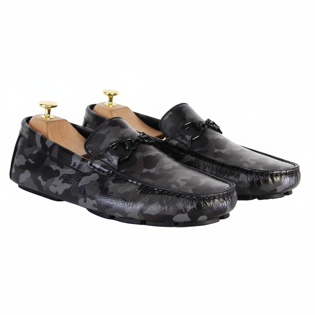 Camo Italian Leather Drivers