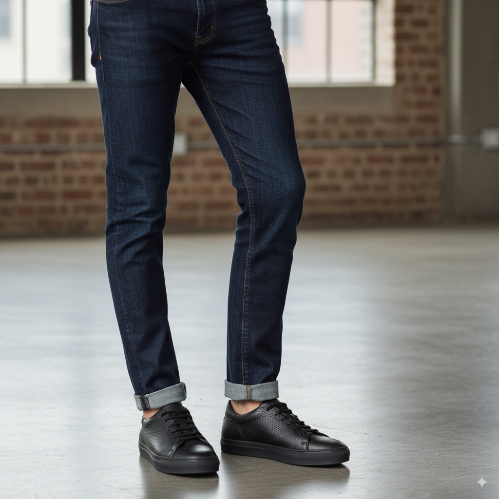 Vegan Leather Low-Top Sneakers