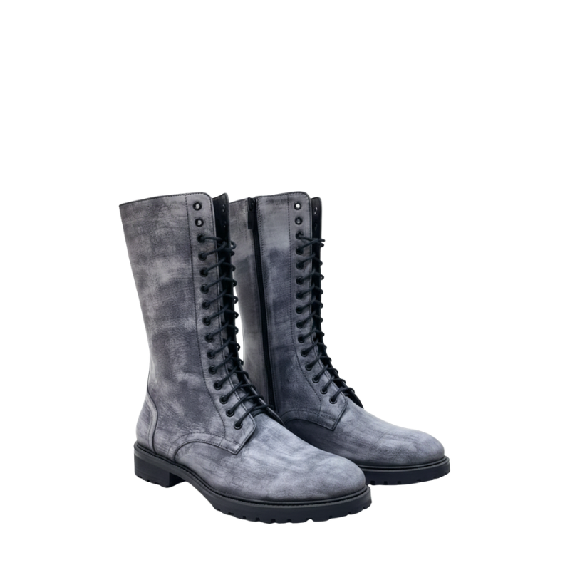 Grand Storm Lace-Up Combat Boots
