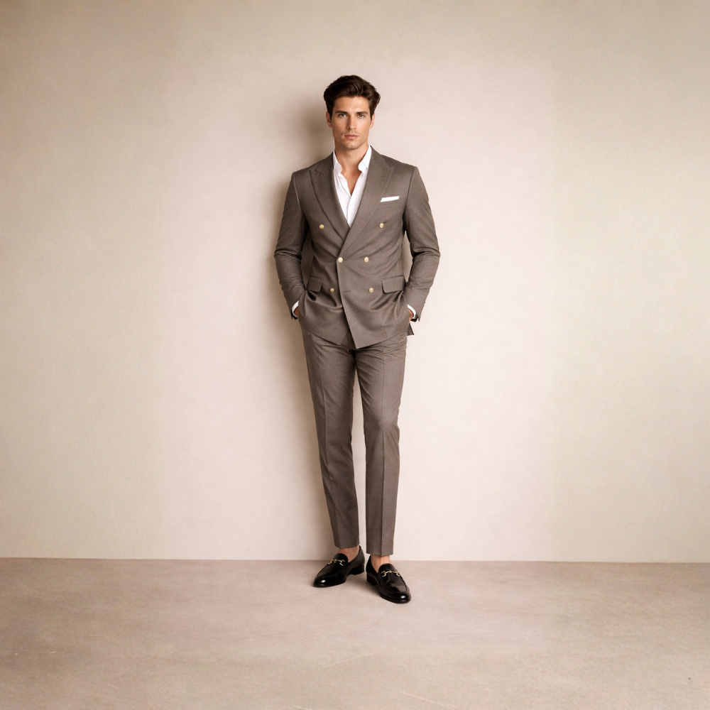 Classic Horsebit Loafers with Gold Hardware