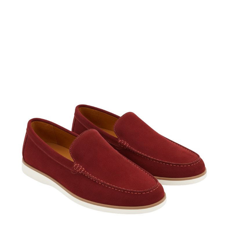 Hybrid Suede Italian Edition Comfort Style Loafers