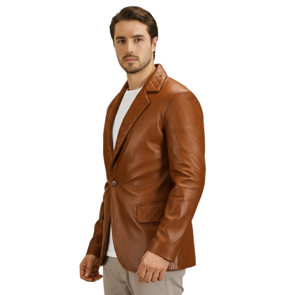 Venare Leather Blazer
