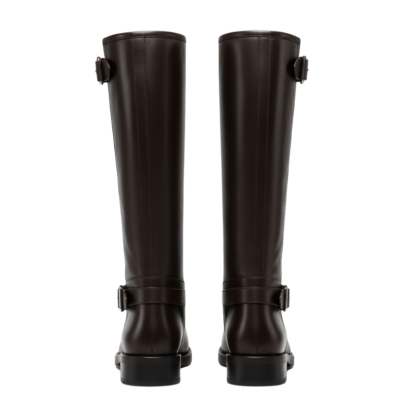 Women s Regalia Zipper Knee high Buckle Boot