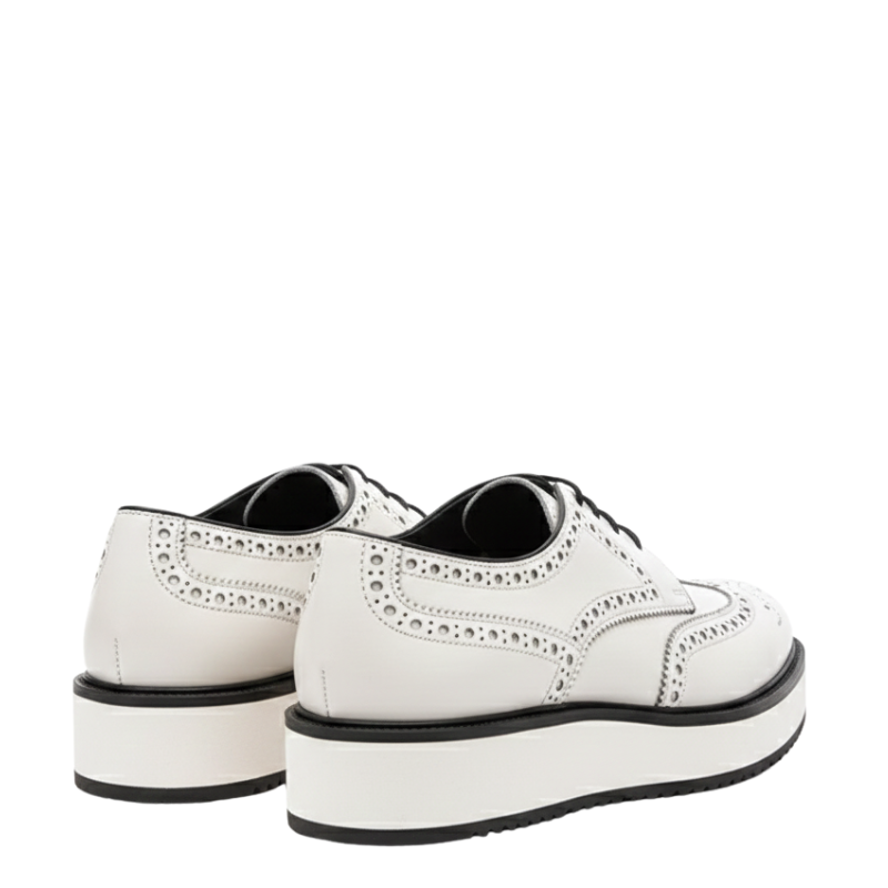 Mens Brogue Lace Up Dress Sneaker Shoes
