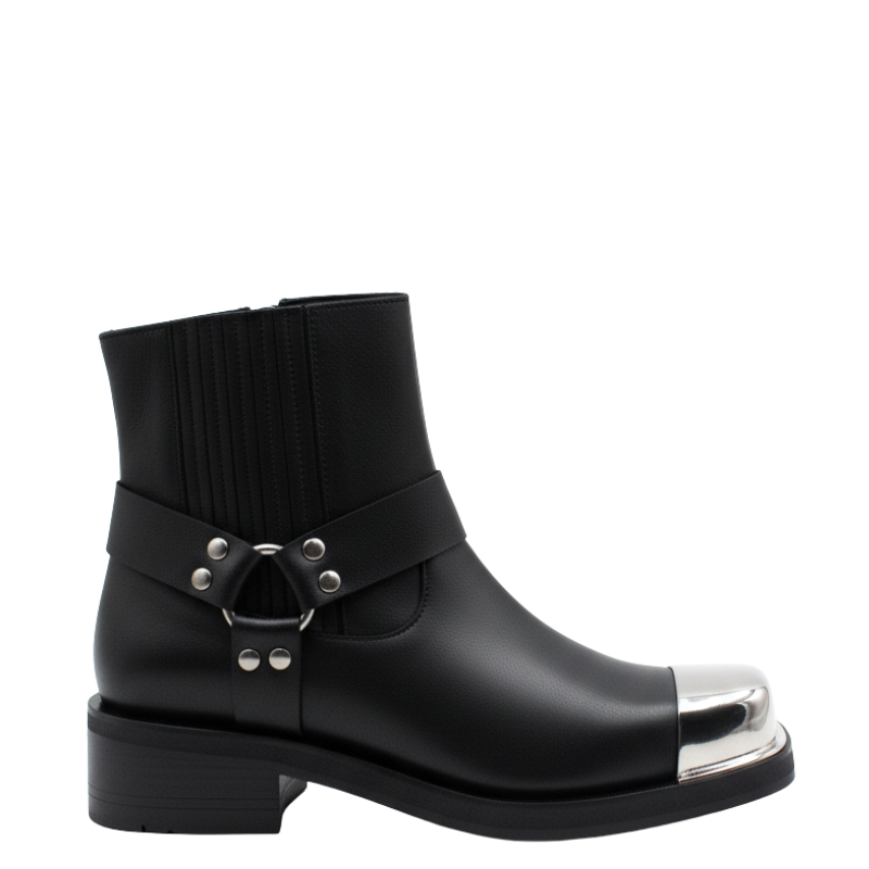 Luxury Rebel Strap Boots