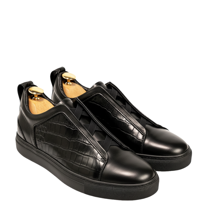 Stylish Croc Pane Luxe Slip Sneaker