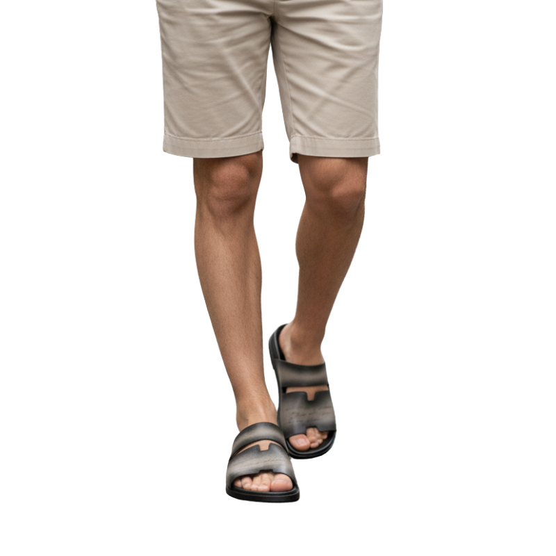 Italian H cut Design Luxe Slippers