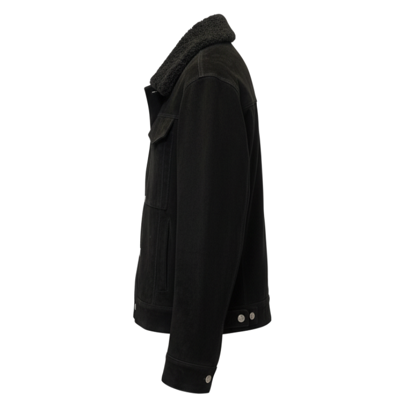 Shadow Suede Shearling Jacket