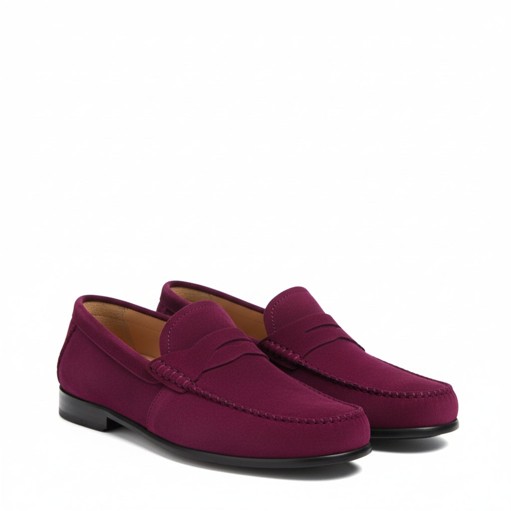 Luxury Suede Heritage Penny strap Moc Loafers