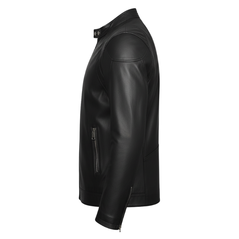 Midnight Strike Moto Leather Jacket
