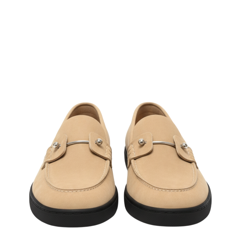 Regal Suede Metal-Bit Loafers